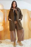 Norbury Corsage Relaxed Jacket Chocolate /19=